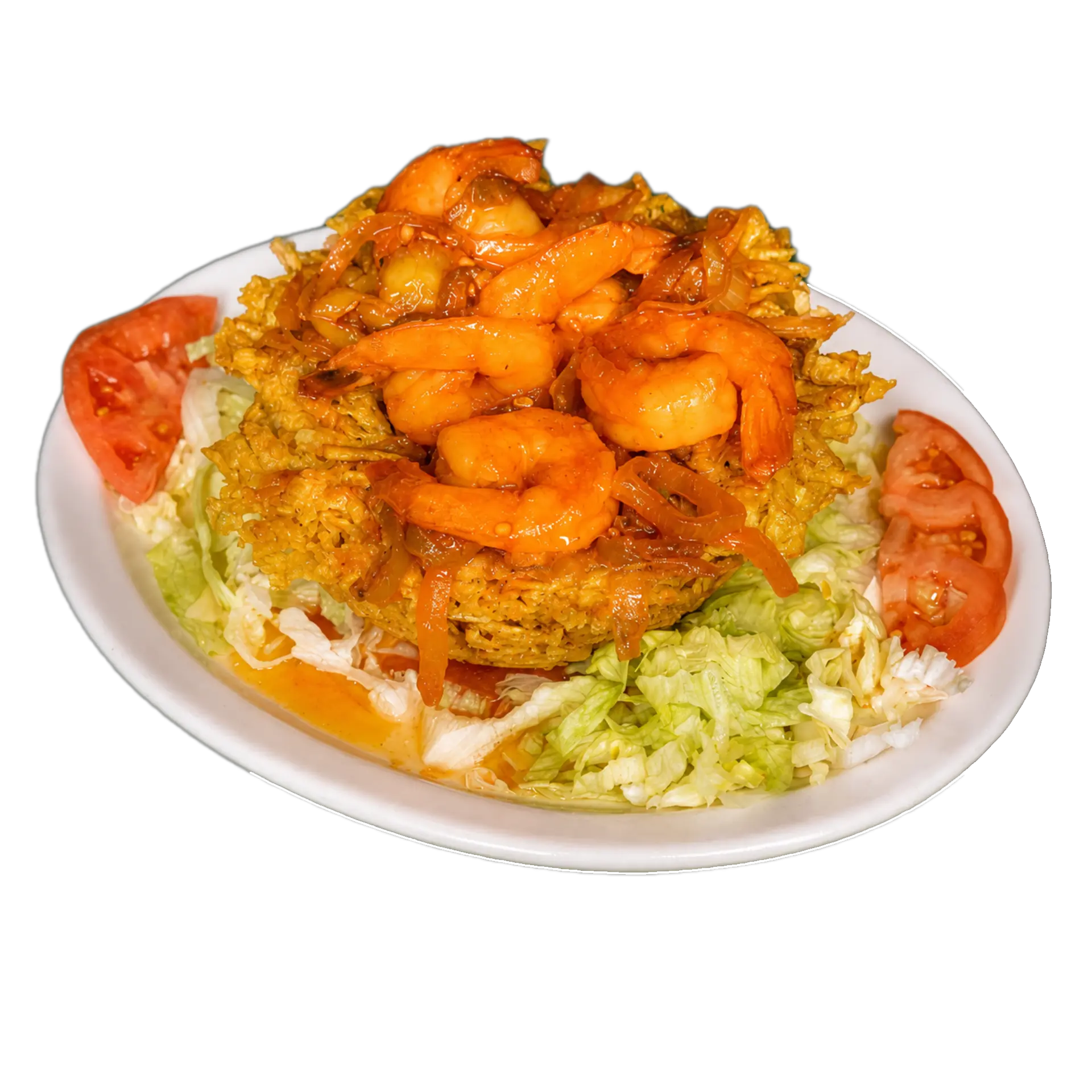 canasta rellena mariscos mixtos