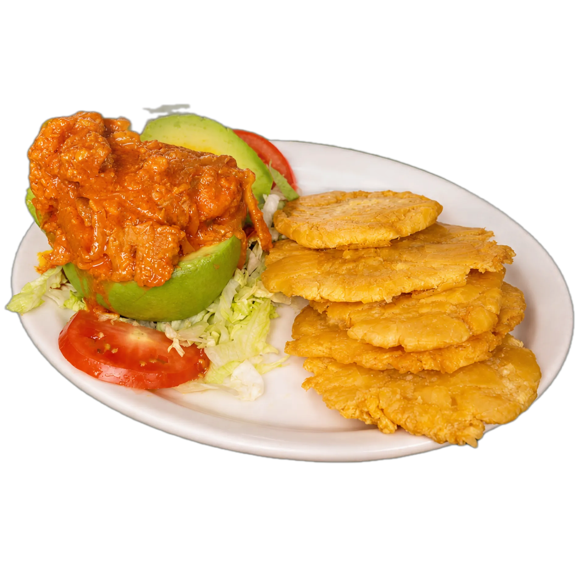 aguacate relleno de pollo