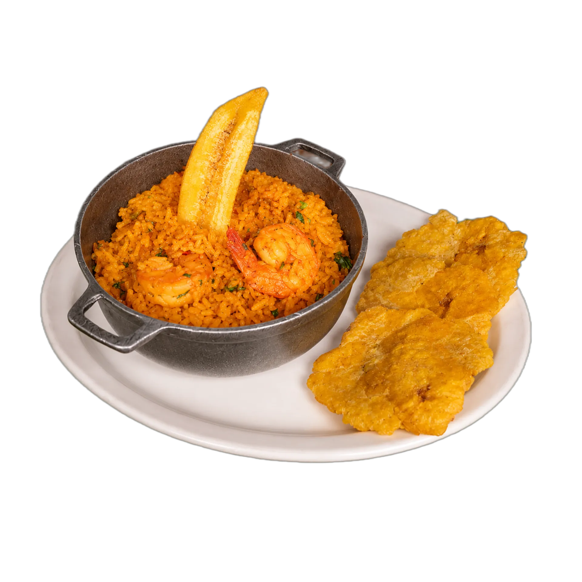 arroz con camarones