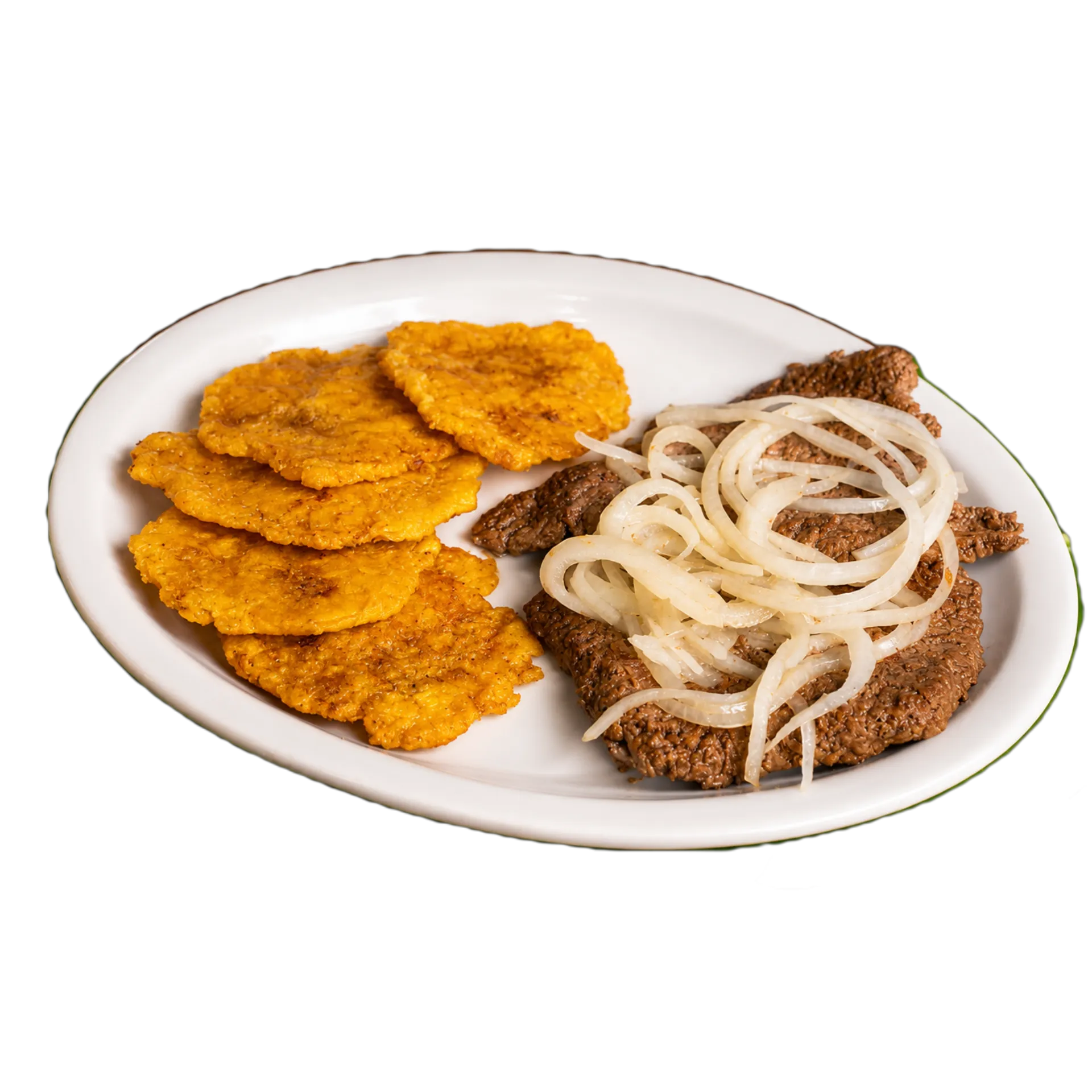 bistec encebollado